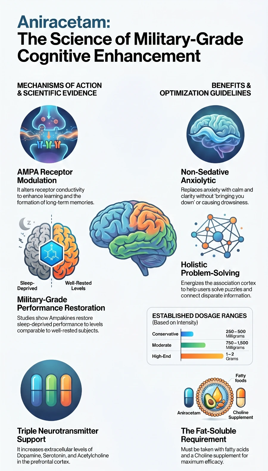 Aniracetam infographic