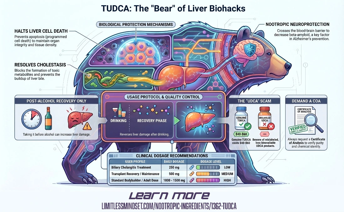TUDCA infographic