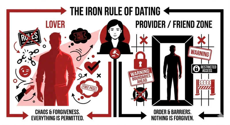 Iron Rule of Dating Infographic