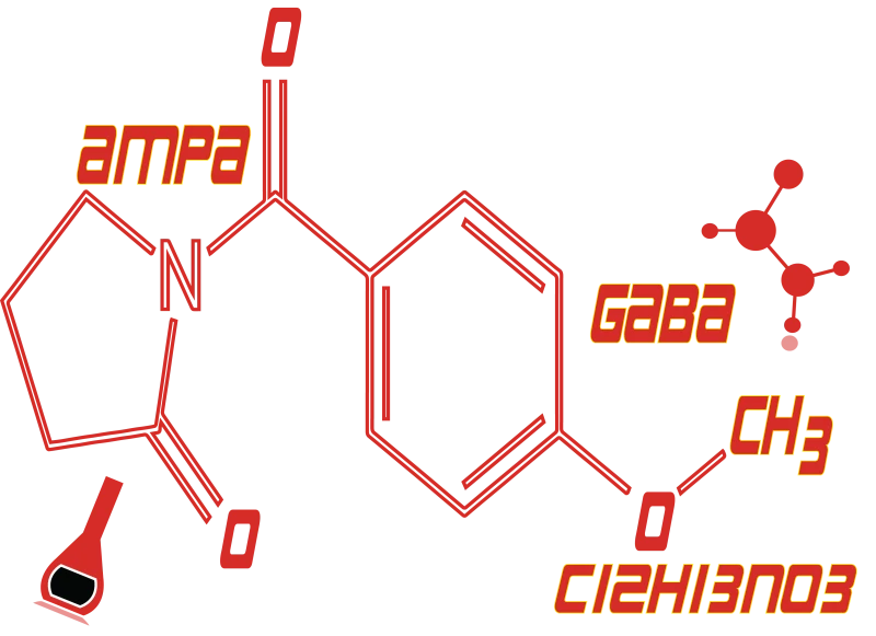 Aniracetam molecule