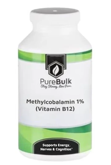 Pure Bulk Vitamin B12 (Methylcobalamin capsules)